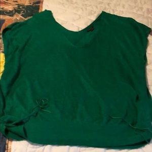 Beautiful emerald green blouse. Just tried on